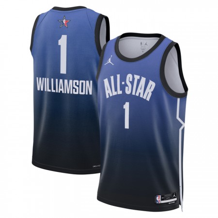 Maillot Homme All-Star 2023 Team 1 Zion Williamson 1 Nike Bleu Swingman